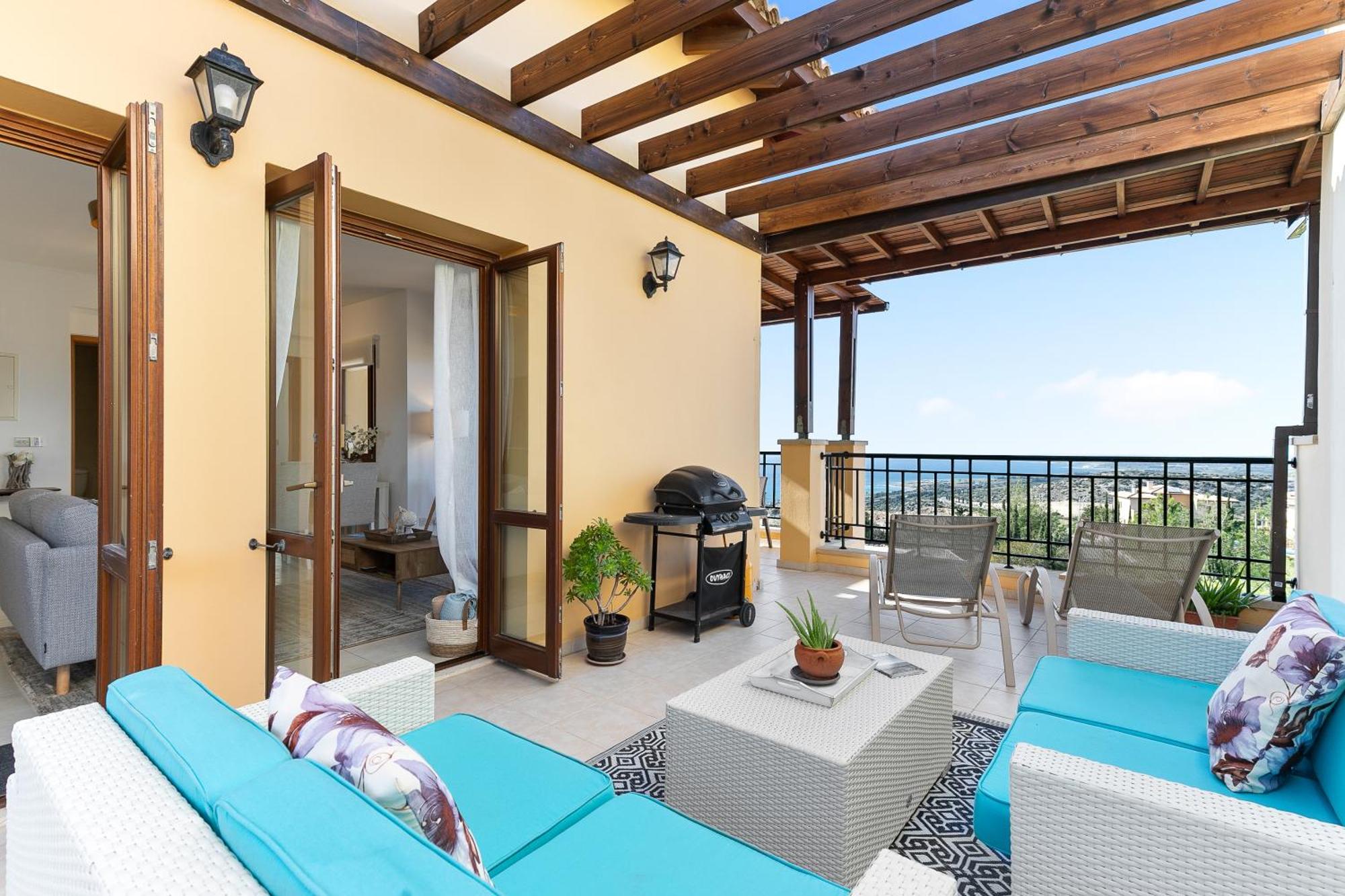 1 Bedroom Apartment Pyrgos With Beautiful Sea And Sunset Views, Aphrodite Hills Resort Kuklia Zewnętrze zdjęcie