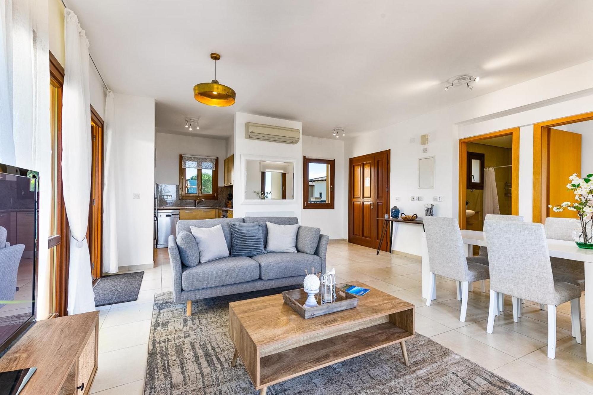1 Bedroom Apartment Pyrgos With Beautiful Sea And Sunset Views, Aphrodite Hills Resort Kuklia Zewnętrze zdjęcie